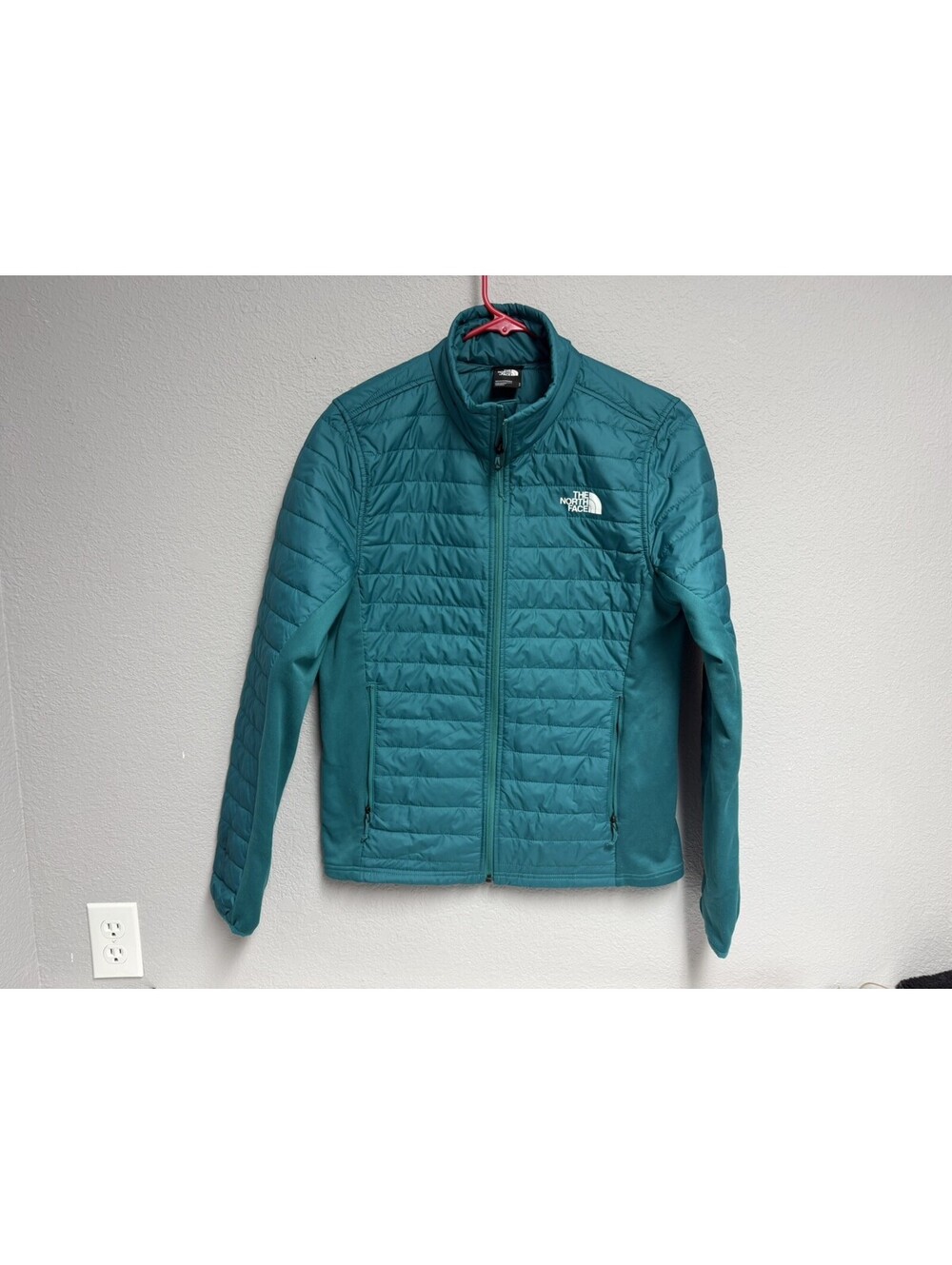 THE NORTH FACE MEN'S CANYONLANDS HYBRID JACKET TEAL Small